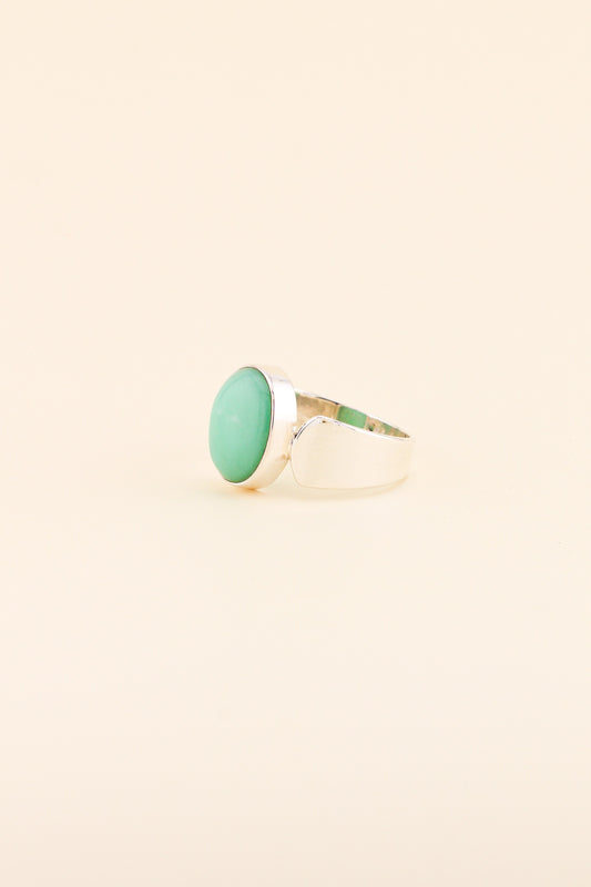 Chrysoprase Ring 7 3/4 | CHRYSOR1